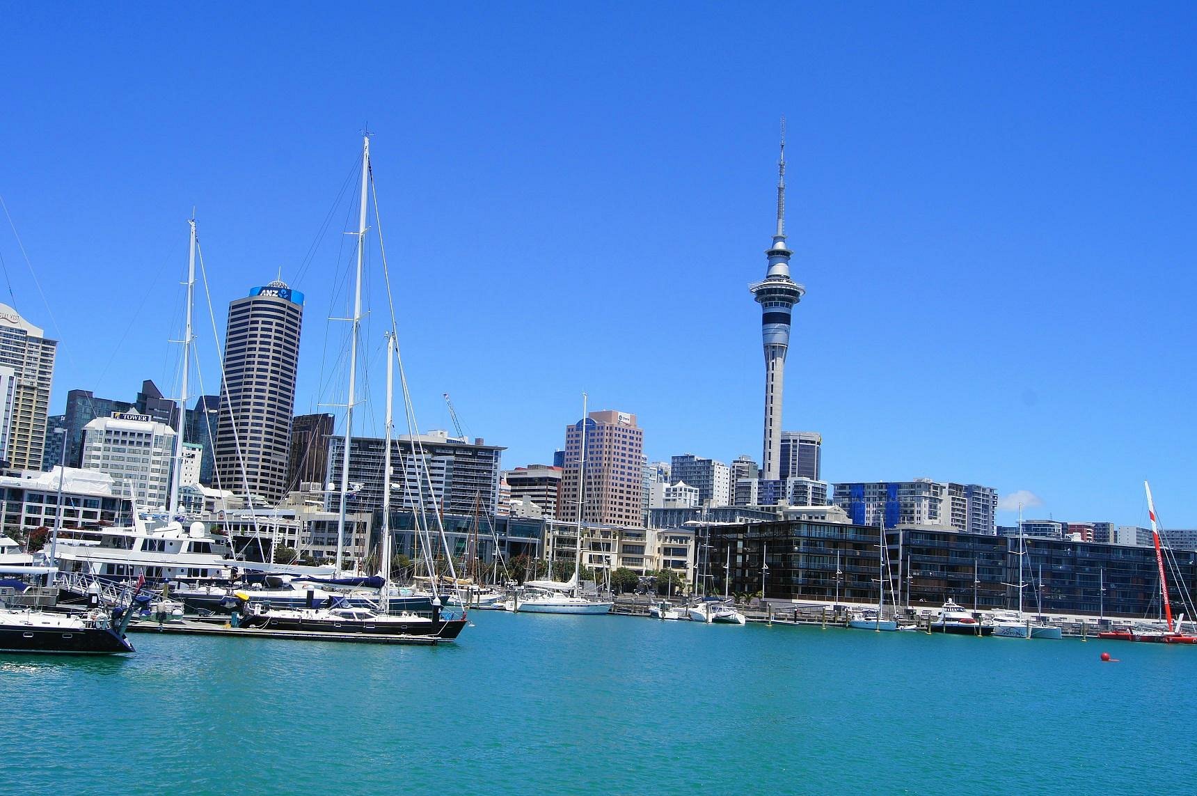 Auckland Waterfront & Viaduct - City of Sails Banner